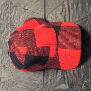 Red Flannel Hat New with Tags